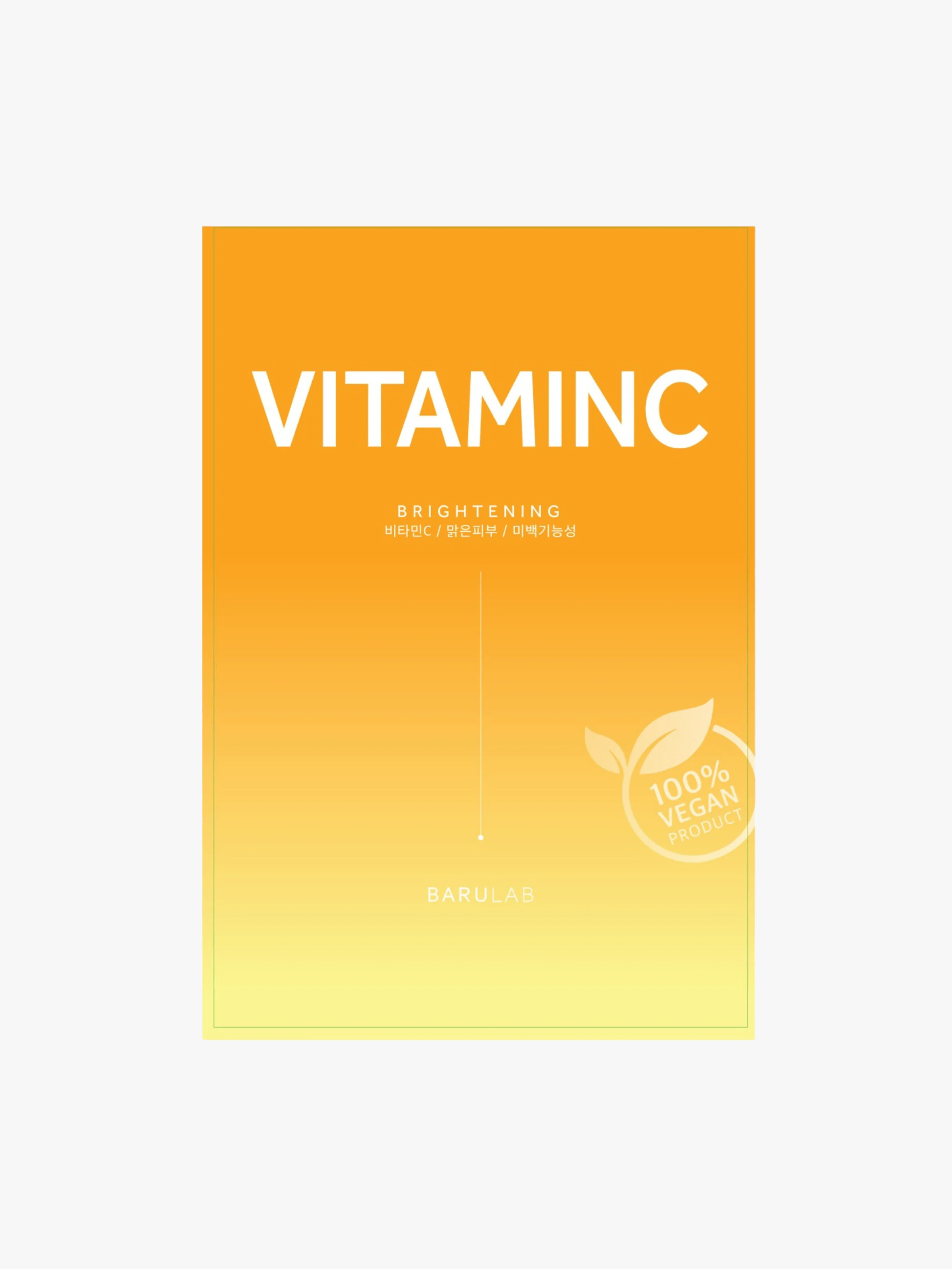 BARULAB - Masque - The Clean Vegan mask Vitamine C