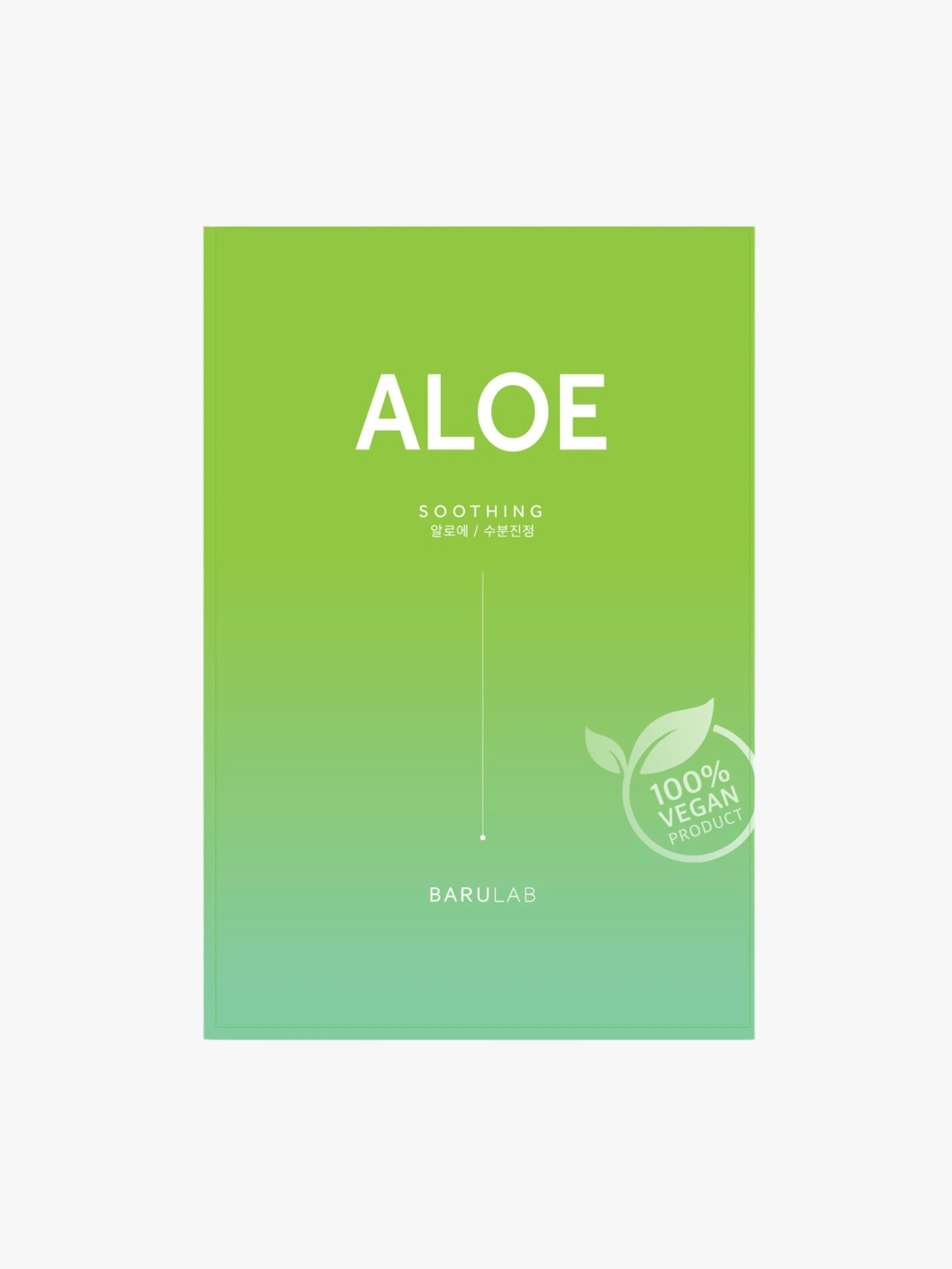 BARULAB - Masque - The Clean Vegan mask Aloe
