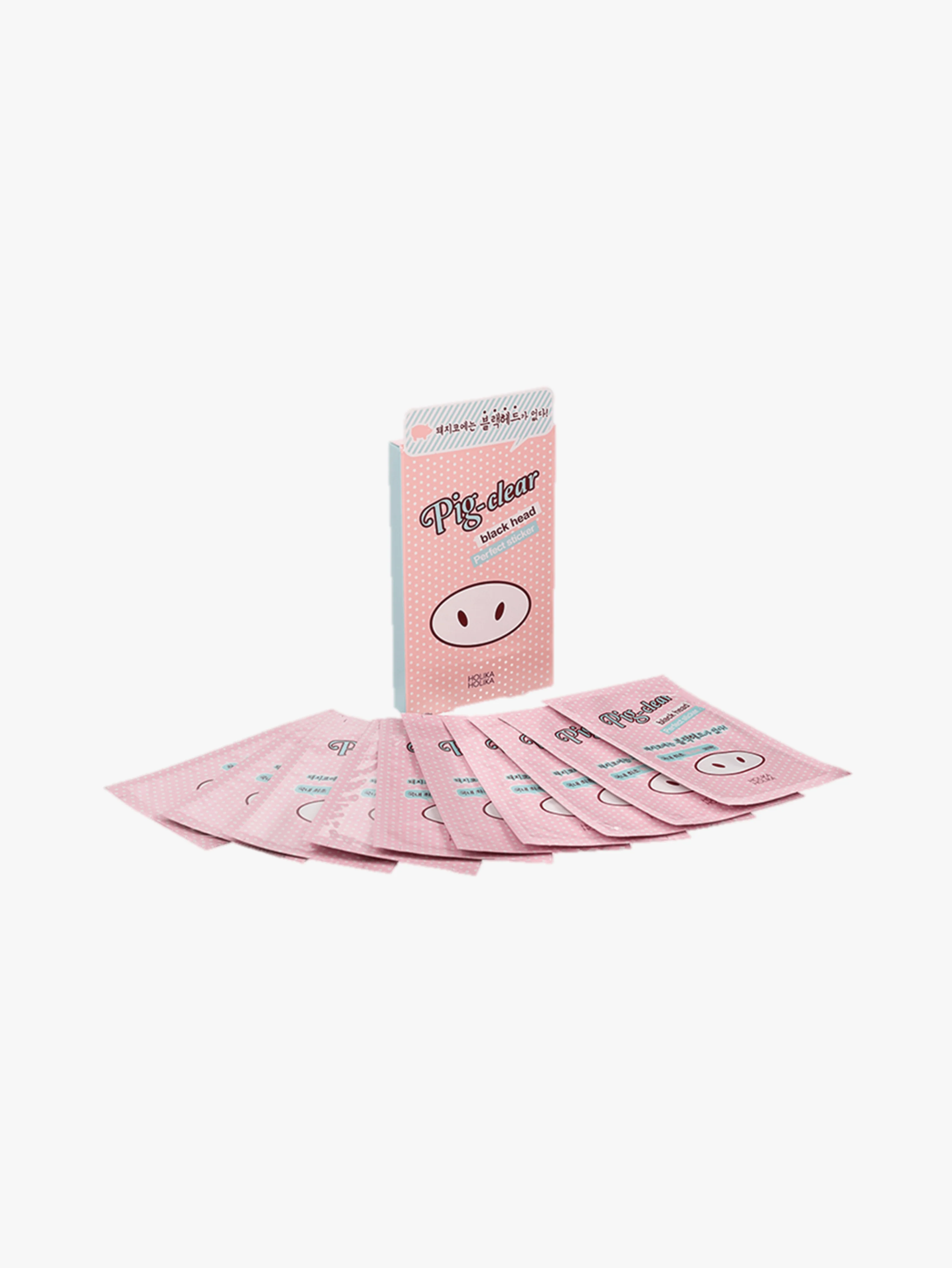 Holika Holika - Patchs points blancs et noirs - Pig Nose Clear Blackhead Perfect Sticker
